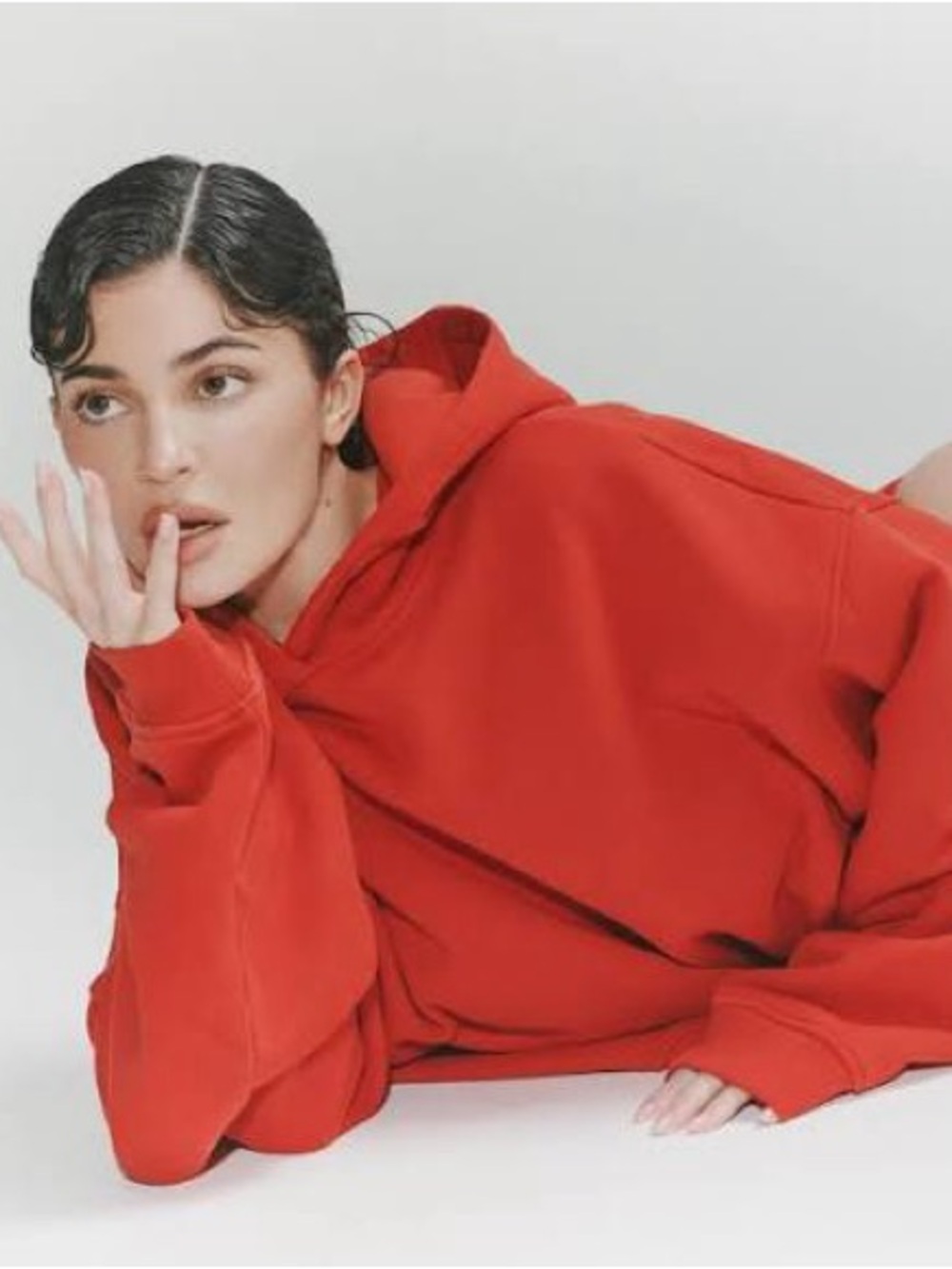 KHY Red Oversized Hoodie